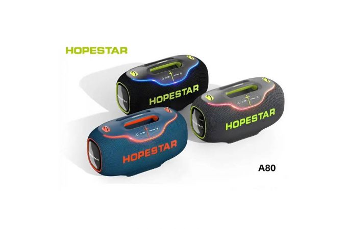 Портативная беспроводная колонка HOPESTAR A80 (серый) 350W