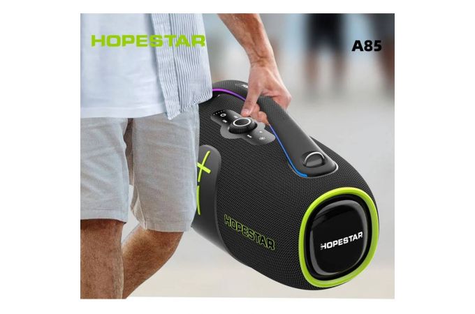 Портативная беспроводная колонка HOPESTAR A85 (синий) 400W