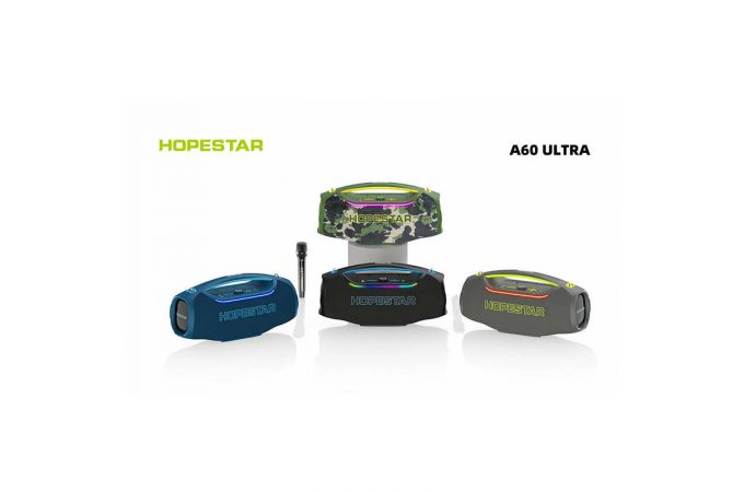 Портативная беспроводная колонка HOPESTAR A60 ULTRA (черный) 450W