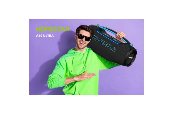 Портативная беспроводная колонка HOPESTAR A60 ULTRA (черный) 450W