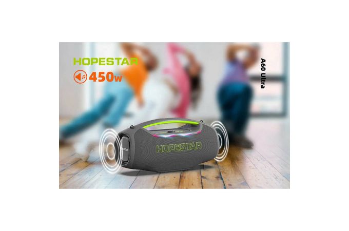Портативная беспроводная колонка HOPESTAR A60 ULTRA (черный) 450W