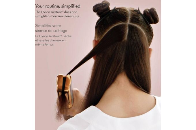 Фен выпрямитель для волос DYSO HT01 без кейса (бежево розовый фиолетовый)