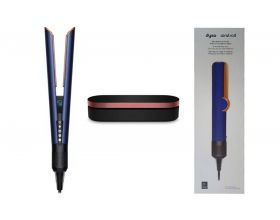 Фен выпрямитель для волос DYSO HT01 с кейсом (синий золотой)