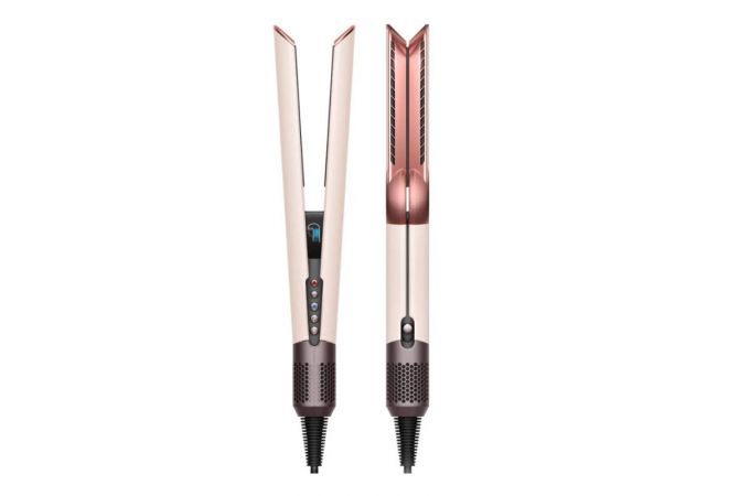 Фен выпрямитель для волос DYSO HT01 с кейсом (бежевый розовый и коричневый)
