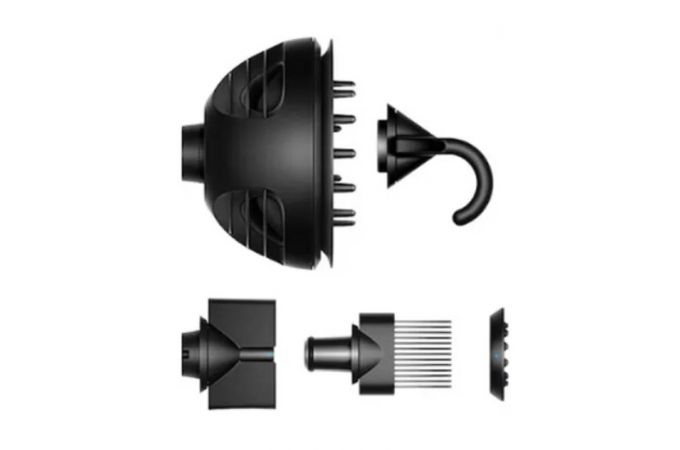 Фен DYSO HD16 с искуственным интелектом и приложением (Малайзия) Синий с фиолетовым