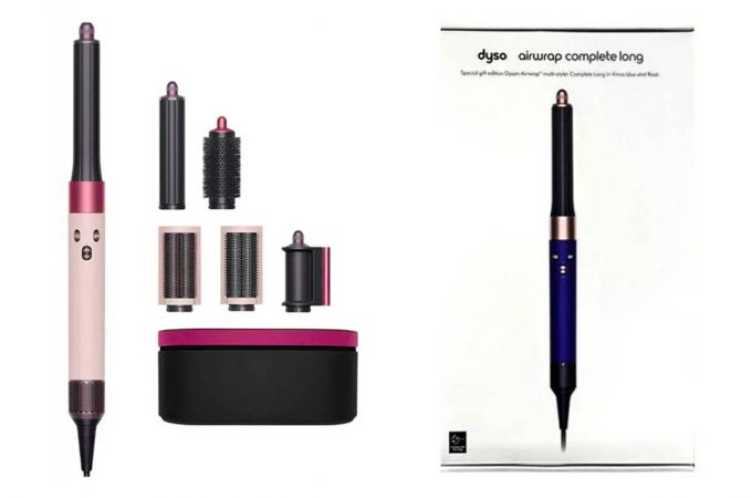 Фен мультистайлер DYSO в кейсе HS-05 (розово красно черный)