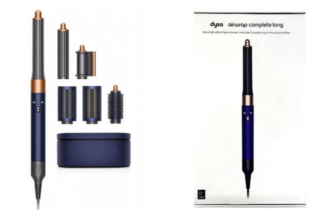 Фен мультистайлер DYSO в кейсе HS-05 (бежевый с серым)