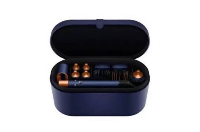 Фен мультистайлер DYSO в кейсе HS-05 (бежевый с серым)