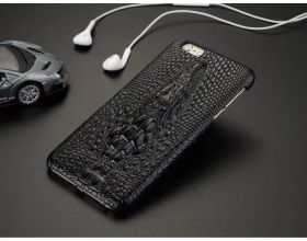 Чехол FASHION для Apple iPhone 7 Plus/8 Plus голова крокодила 3D (черный)