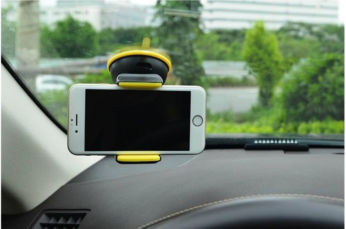 Держатель автомобильный для телефона HOCO CA5 желтый
