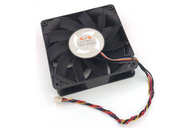 Вентилятор для майнинг машин KZ KZ14038B012U 140x140x38 12V 7.2A 7500RPM 6pin Оригинал