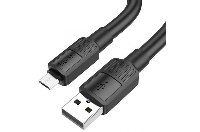 Кабель USB - MicroUSB HOCO X84 (черный)1м