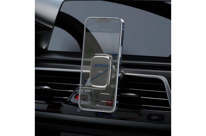 Держатель автомобильный для телефона HOCO CA106 Air outlet magnetic in-car holder черный