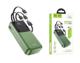 Универсальный дополнительный аккумулятор Power Bank HOCO DB07 (20000 mAh) (зеленый)