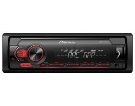 Автомагнитола Pioneer  MP3/WMA MVH-S125UI крас, USB, поддержка Android,2 RCA