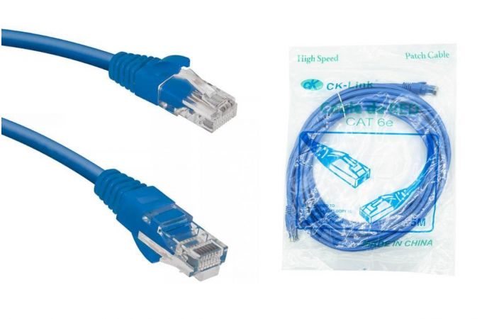Кабель интернет LAN патч корд RJ-45 CAT6 5 метров