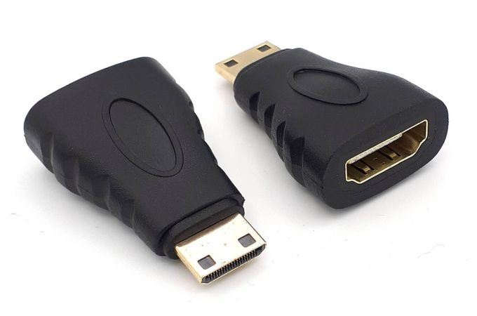 Переходник miniHDMI (папа) - HDMI (мама) V1.4