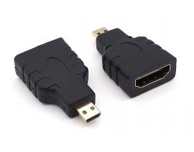 Переходник microHDMI (папа) - HDMI (мама) V1.4