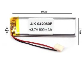 Универсальный аккумулятор 60x17x4 3.7V 900mAh (042060P) (3/1)