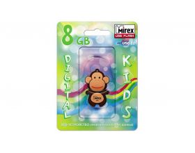 Флешка USB 2.0 Mirex MONKEY BROWN 8GB (ecopack)