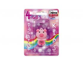 Флешка USB 2.0 Mirex PIG PINK 4GB (ecopack)