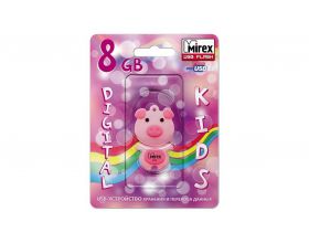 Флешка USB 2.0 Mirex PIG PINK 8GB (ecopack)