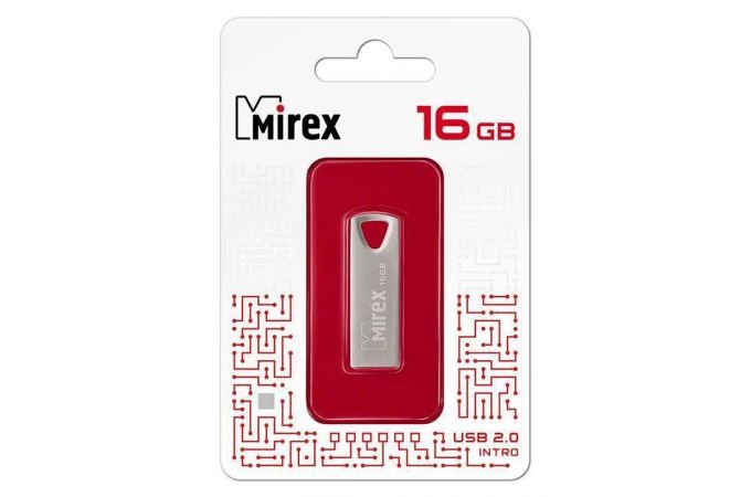 Флешка USB 2.0 Mirex INTRO 16GB (ecopack)