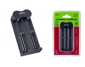 Зарядное устройство для аккумуляторов Perfeo PF-UL-210 Li-ion, 5V, 2 слота