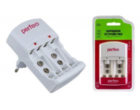Зарядное устройство для аккумуляторов Perfeo PF-VN-421 Ni-MH/CD, 220V, 4 слота, AA/AAA/9V, таймер
