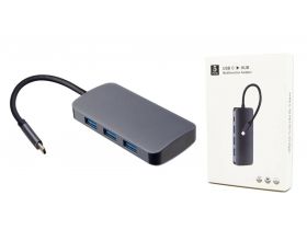 Разветвитель USB HUB HUB Perfeo USB Type-C dock. station 5 in 1 (PF-Type-C-19)