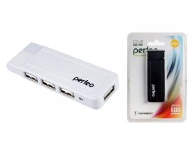 Разветвитель USB HUB Perfeo 4 Port, (PF-VI-H021 White) белый