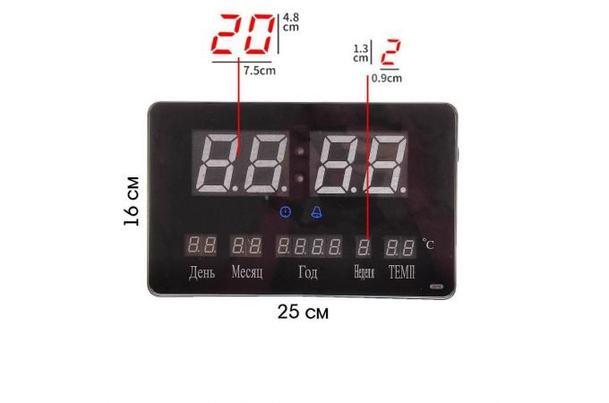 Часы настенные Орбита OT-CLW11 (красный)