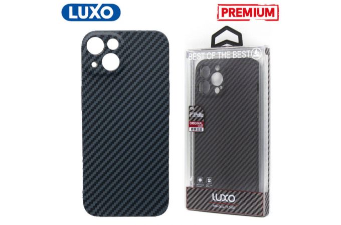 Чехол для телефона LUXO CARBON iPhone 14 (черный)