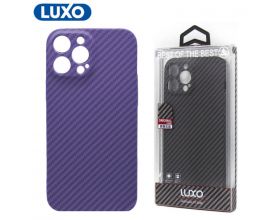 Чехол для телефона LUXO CARBON iPhone 14 PRO MAX (сиреневый)
