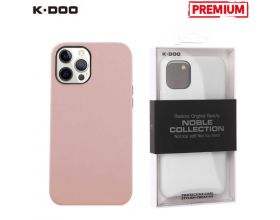 Чехол для телефона K-DOO NOBLE COLLECTION кожаный iPhone 12 PRO MAX (розовый)