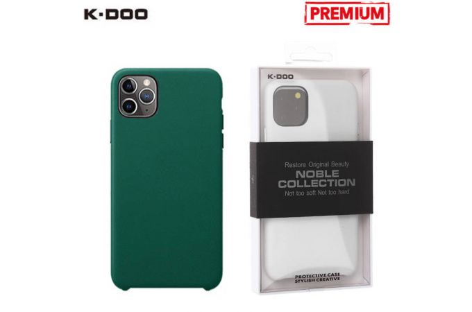 Чехол для телефона K-DOO NOBLE COLLECTION кожаный iPhone 11 PRO MAX (зеленый)