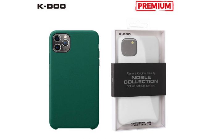 Чехол для телефона K-DOO NOBLE COLLECTION кожаный iPhone 11 PRO (зеленый)