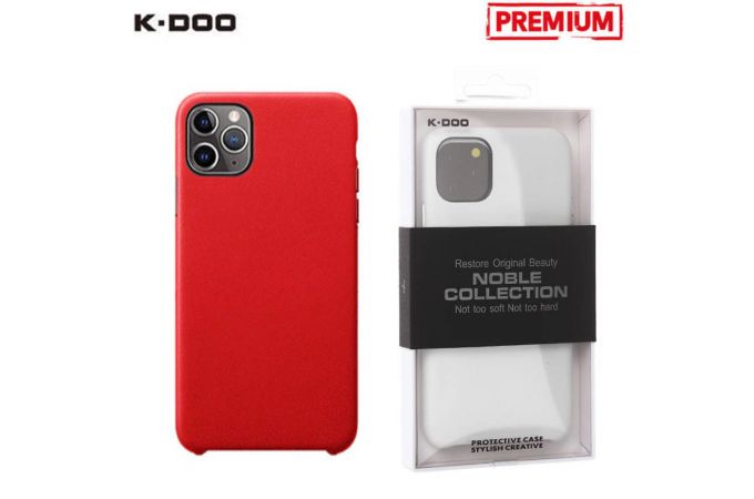 Чехол для телефона K-DOO NOBLE COLLECTION кожаный iPhone 11 PRO (красный)