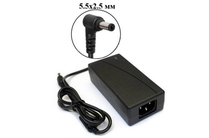 Адаптер питания 12,0V, 3А,(5A) 5,5*2,5мм без кабеля (LCD003)