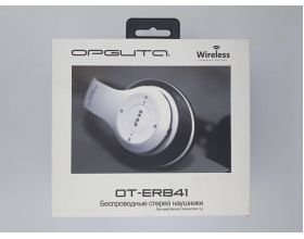 Наушники мониторные беспроводные Орбита OT-ERB41 FM,TF Bluetooth (синий) (УЦЕНКА! ПОСЛЕ РЕМОНТА)