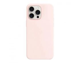 Чехол для iPhone 15 Pro Max (6,7) Silicone Case Soft Touch (светло-розовый) MagSafe