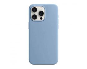 Чехол для iPhone 15 Pro (6,1) Silicone Case Soft Touch (зимний синий) MagSafe