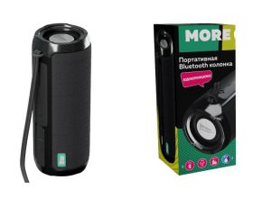 Портативная беспроводная колонка More Choice BS22 5.3 2*5W 1800mAh (Black)