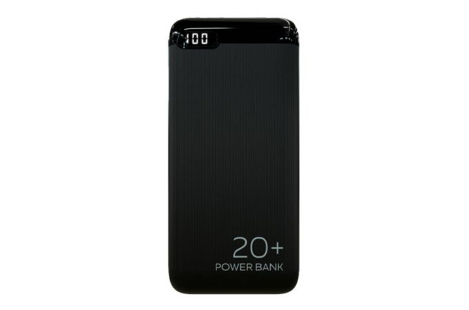 Универсальный дополнительный аккумулятор Power Bank More choice PB19-20 2USB 2.1A (20000mAh) (Black)