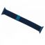 Металлический магнитный браслет  "Миланское плетение" для Apple Watch 38-40 мм цвет синий