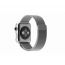 Металлический магнитный браслет  "Миланское плетение" для Apple Watch 38-40 мм цвет серебро