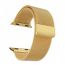 Металлический магнитный браслет  "Миланское плетение" для Apple Watch 38-40 мм цвет золотистый