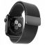Металлический магнитный браслет  "Миланское плетение" для Apple Watch 42-44 мм цвет черный