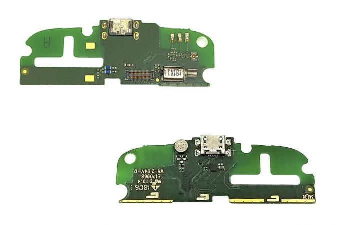 Шлейф для Nokia 1 с разъемом зарядки (плата) HQ