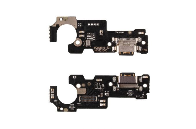 Шлейф для Xiaomi Redmi Note 10T с разъемом зарядки (плата)